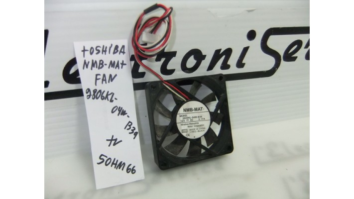 Toshiba 2806KL-04W-B39  fan used.